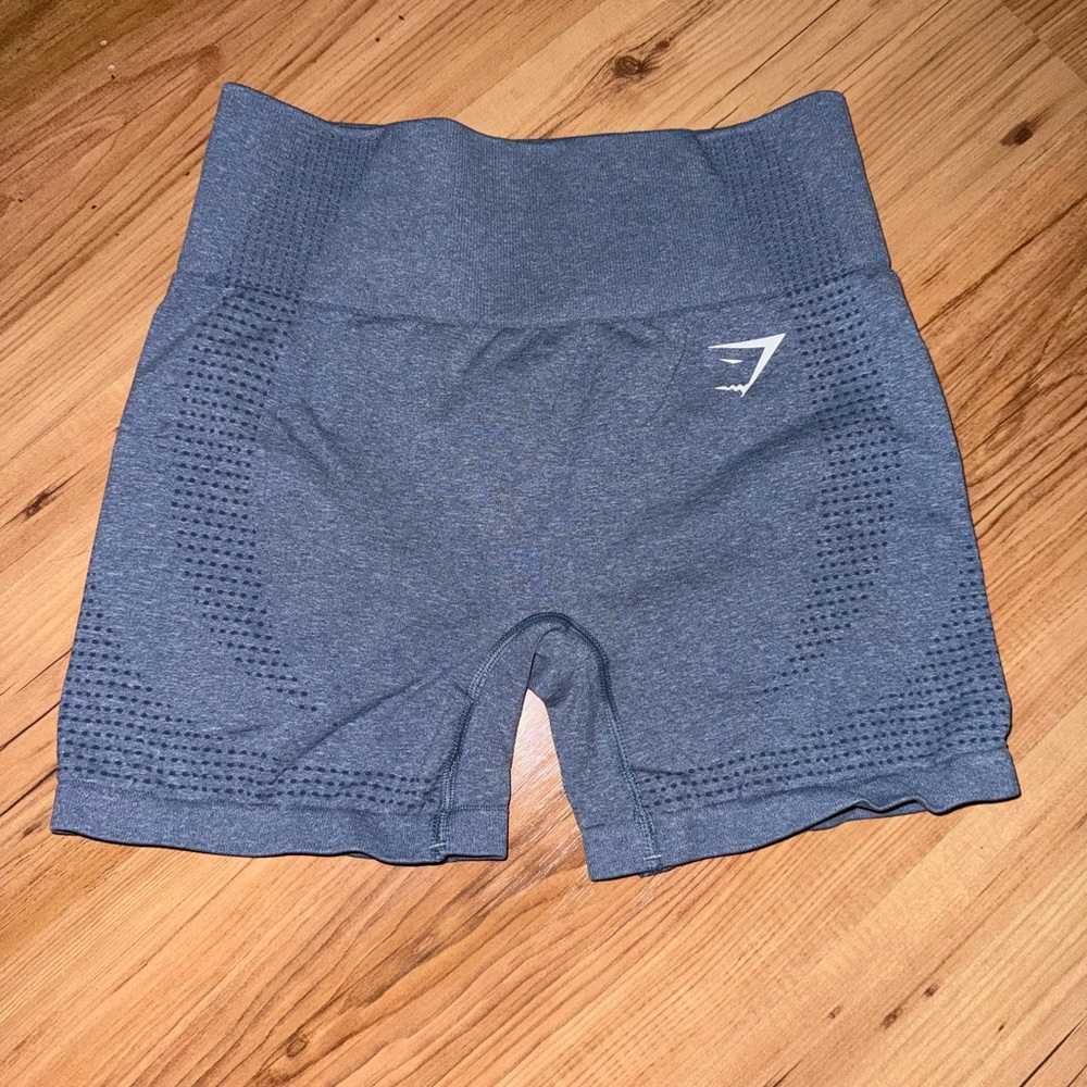 Gymshark Gray Athletic Shorts with Seamless Design
